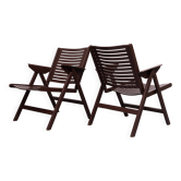 Vintage Rex multiplex folding chairs Niko Kralj, Joegoslavië 1950