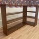 Large oak corner bookcase, 1950s design.