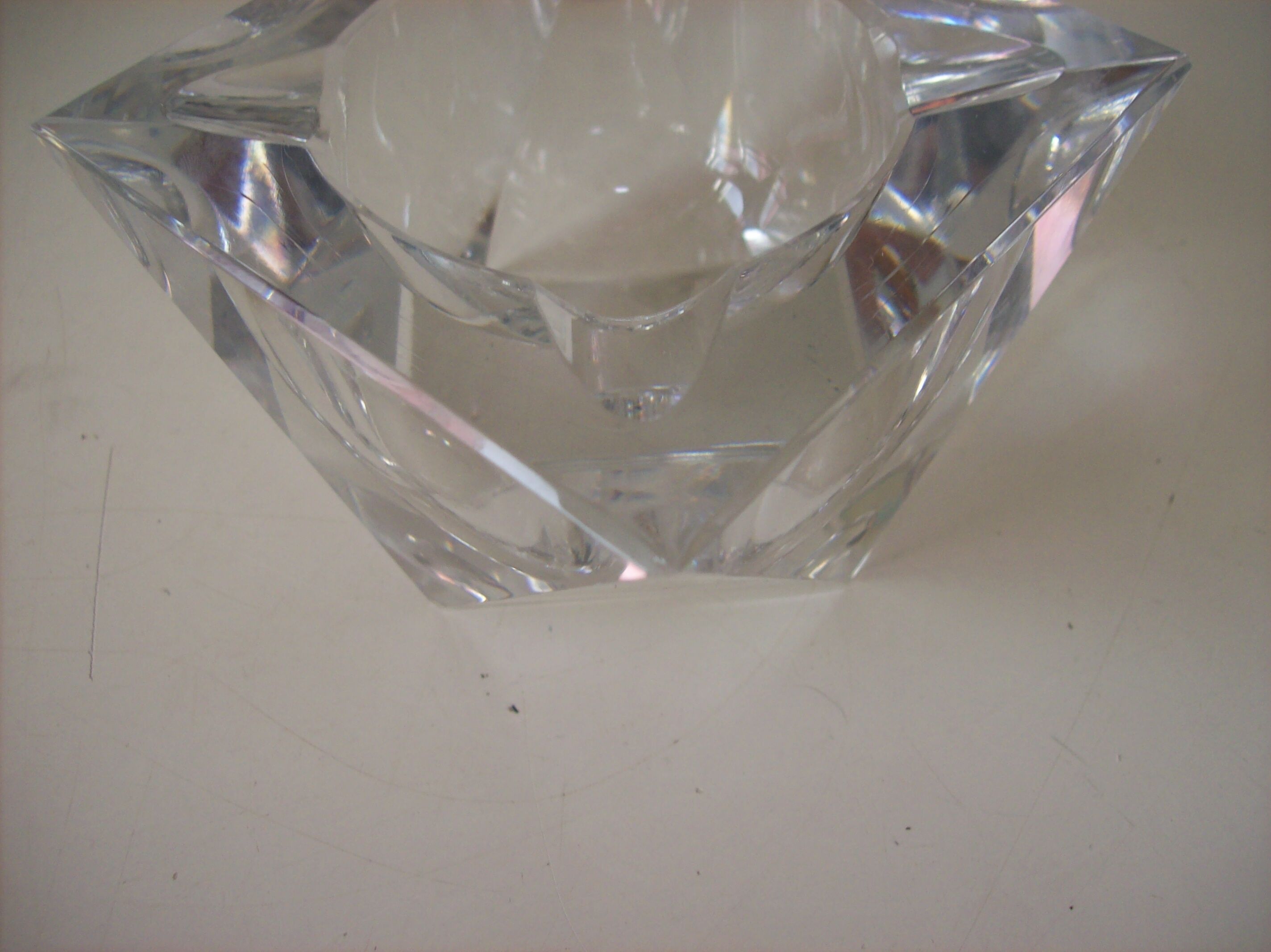 Saint Louis crystal ashtray