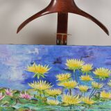 Huile sur toile nénuphars