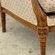 Fauteuil bergère à dossier canné