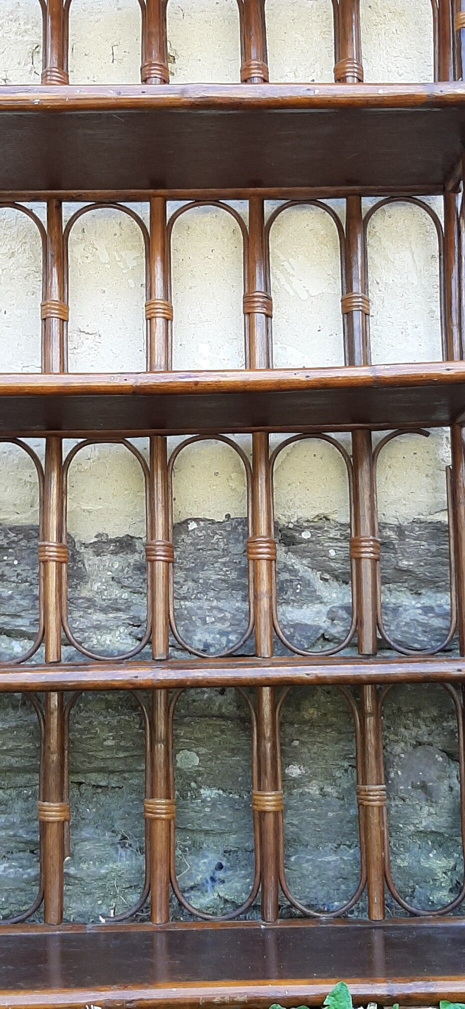 Bamboo wicker rattan 185cm vintage