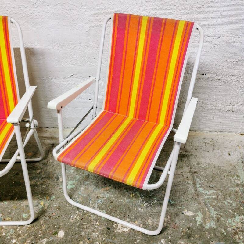 Vintage camping armchair