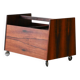 1960s Scandinavian Rosewood Magazine Rack