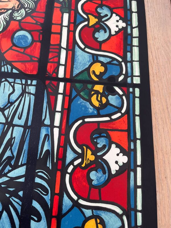 Affiche la cathédrale de Bourges