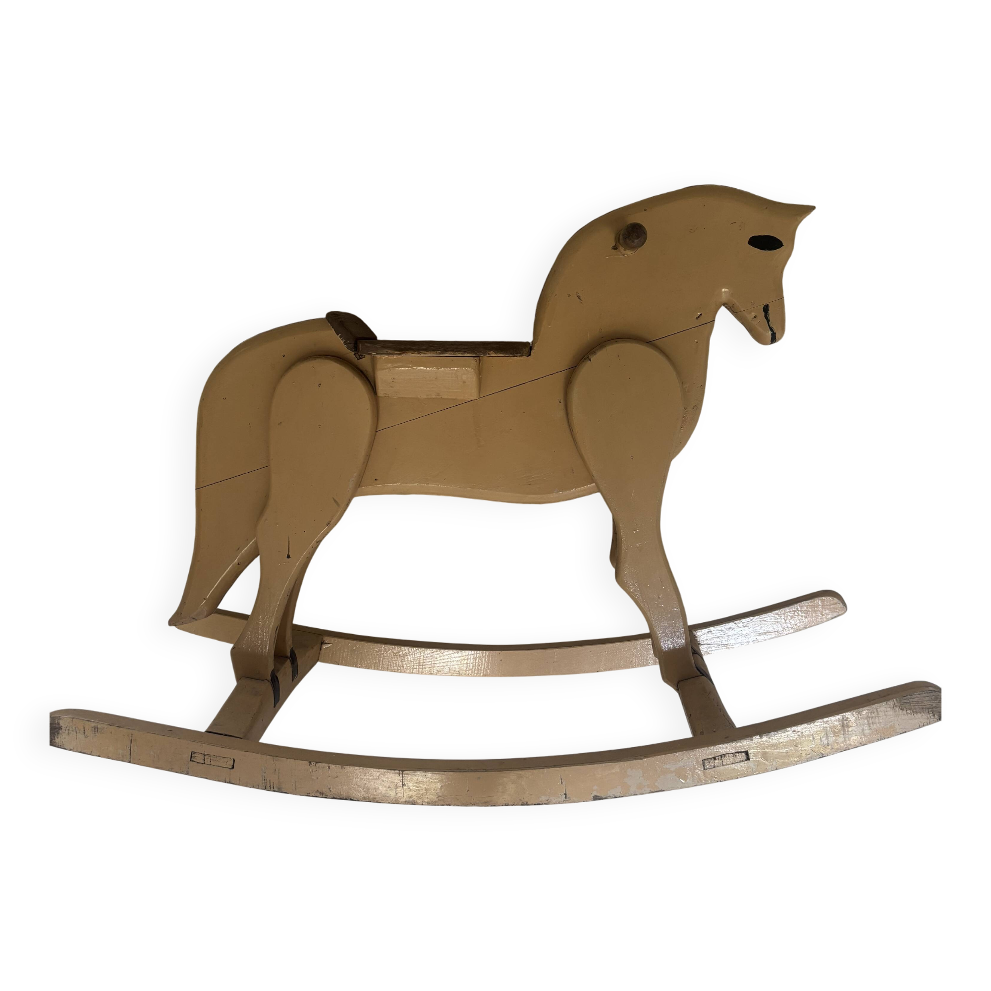 Wooden Rocking Horse – Folk Art