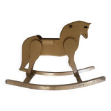 Wooden Rocking Horse – Folk Art