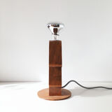 Vintage wooden lamp silhouette