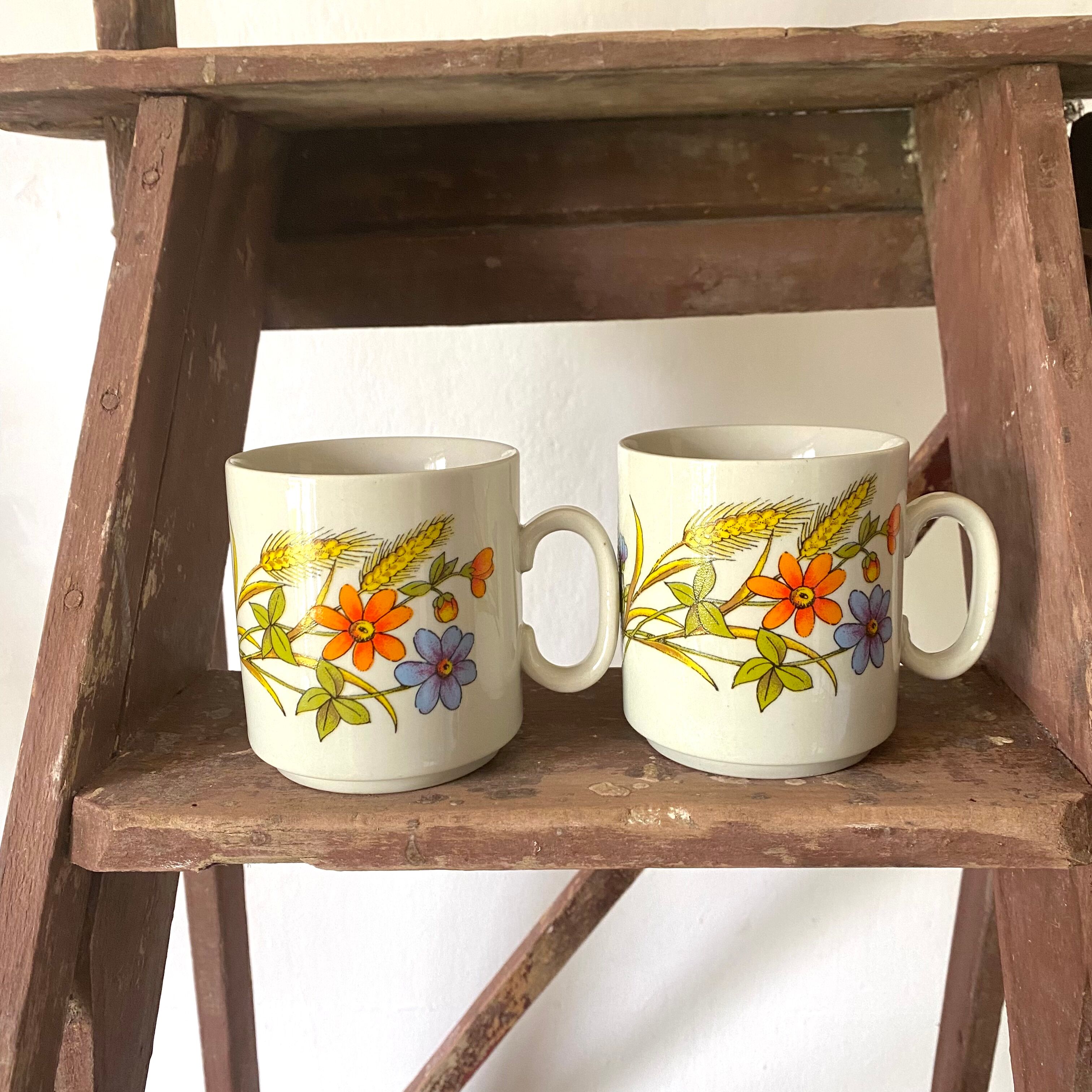 Vintage italian mugs