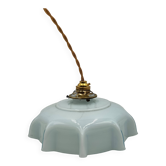 Suspension en opaline bleue