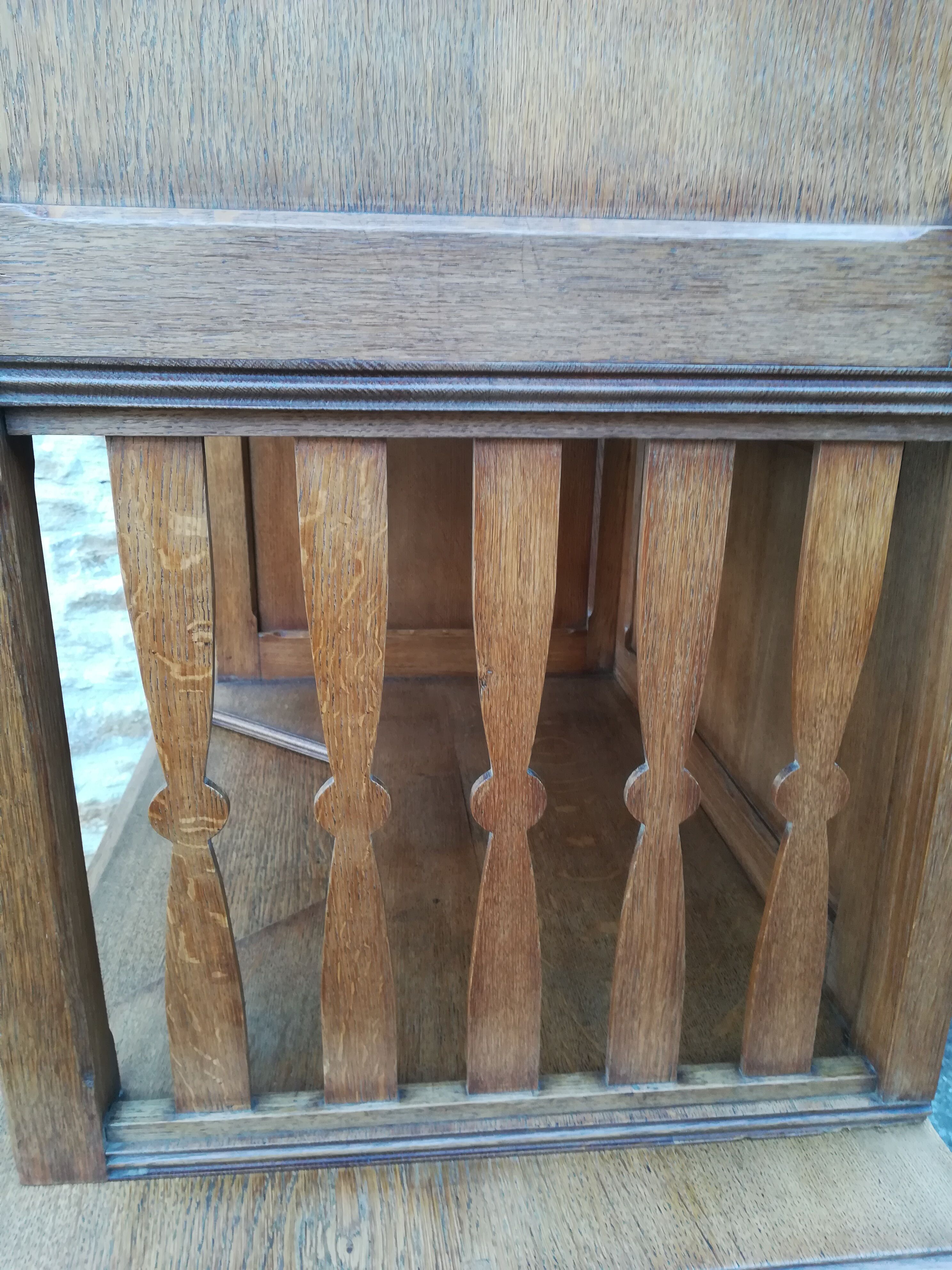 Asymetric art nouveau buffet