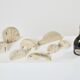 Set of 8 travertine animal sculptures by Fratelli Mannelli 1970