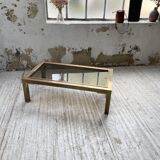 Table basse en laiton années 60