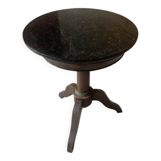Petit guéridon d'appart / Table ( Bois/ Marbre)