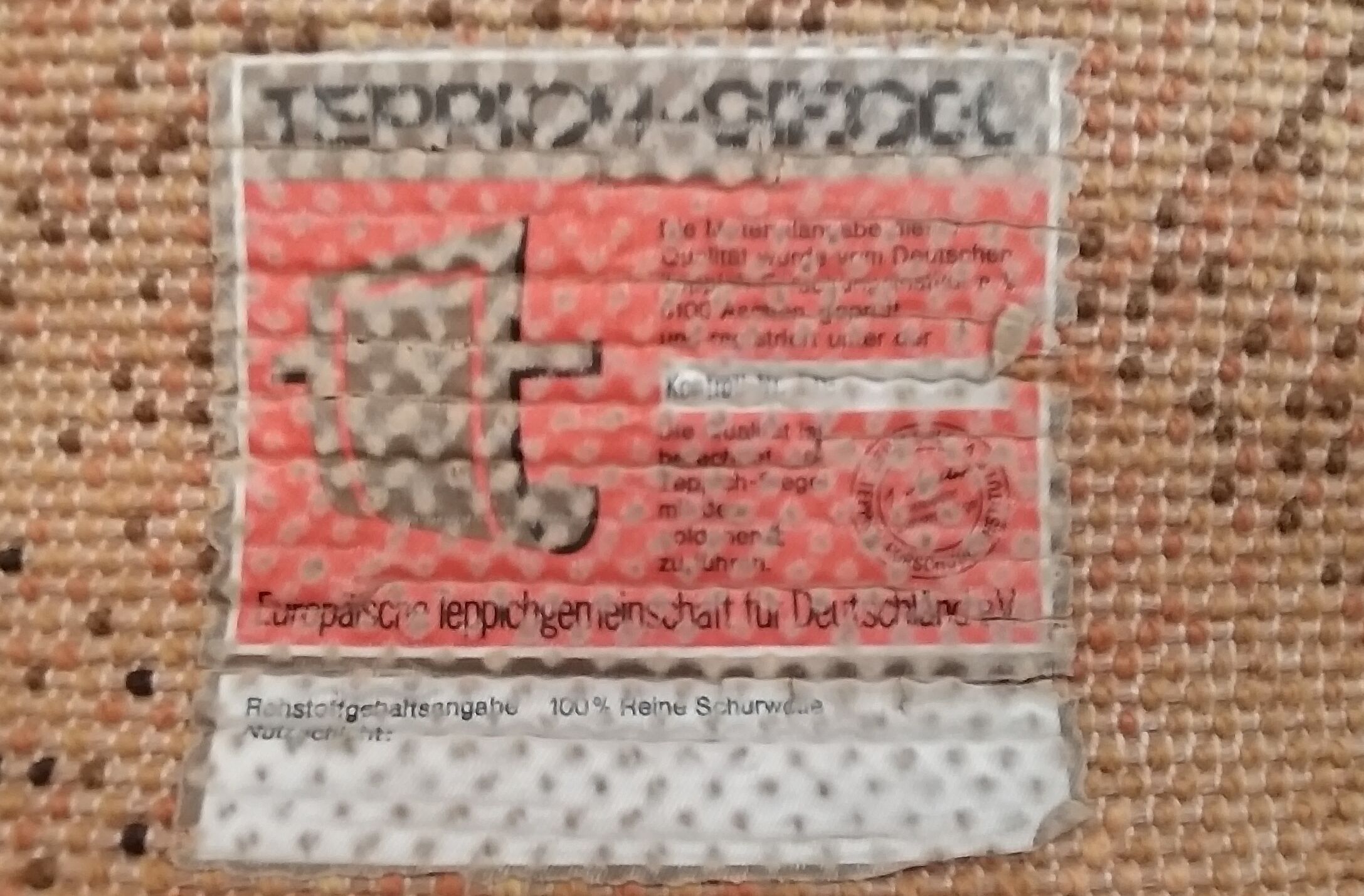 Vintage Desso rug from 1970 made in the Netherlands