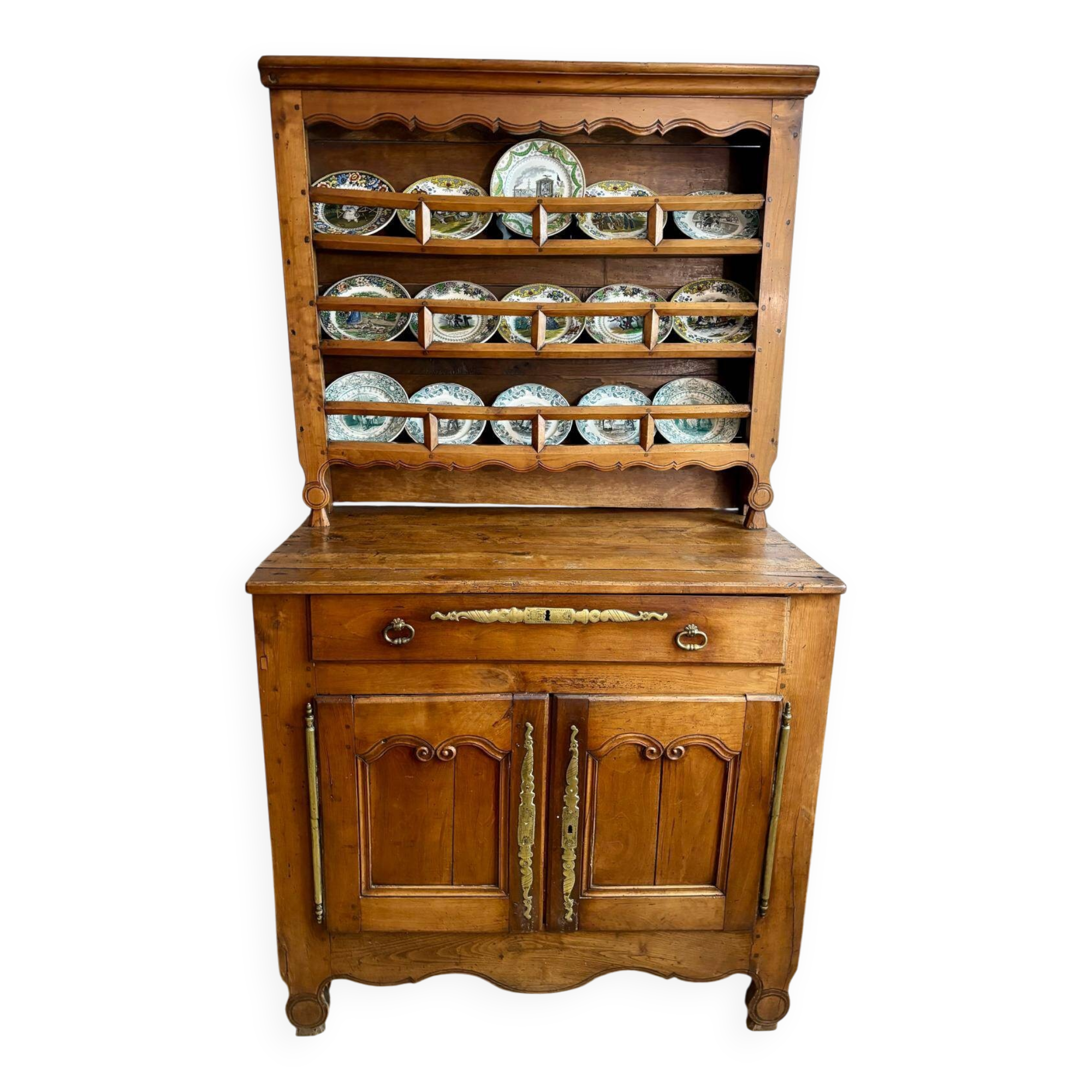Breton china cabinet