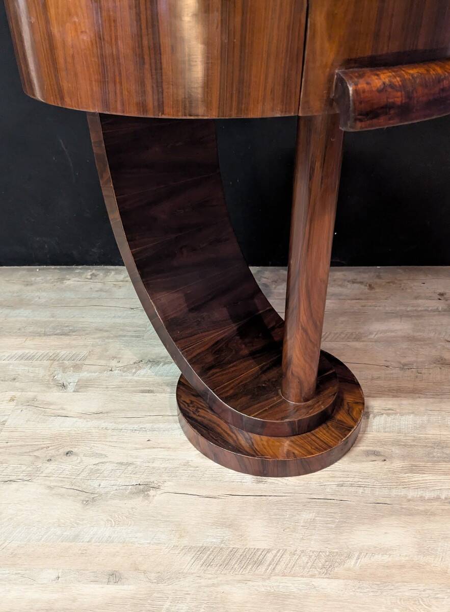 Table guéridon Art déco en palissandre