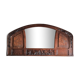 Miroir biseauté bois sculpté Art déco