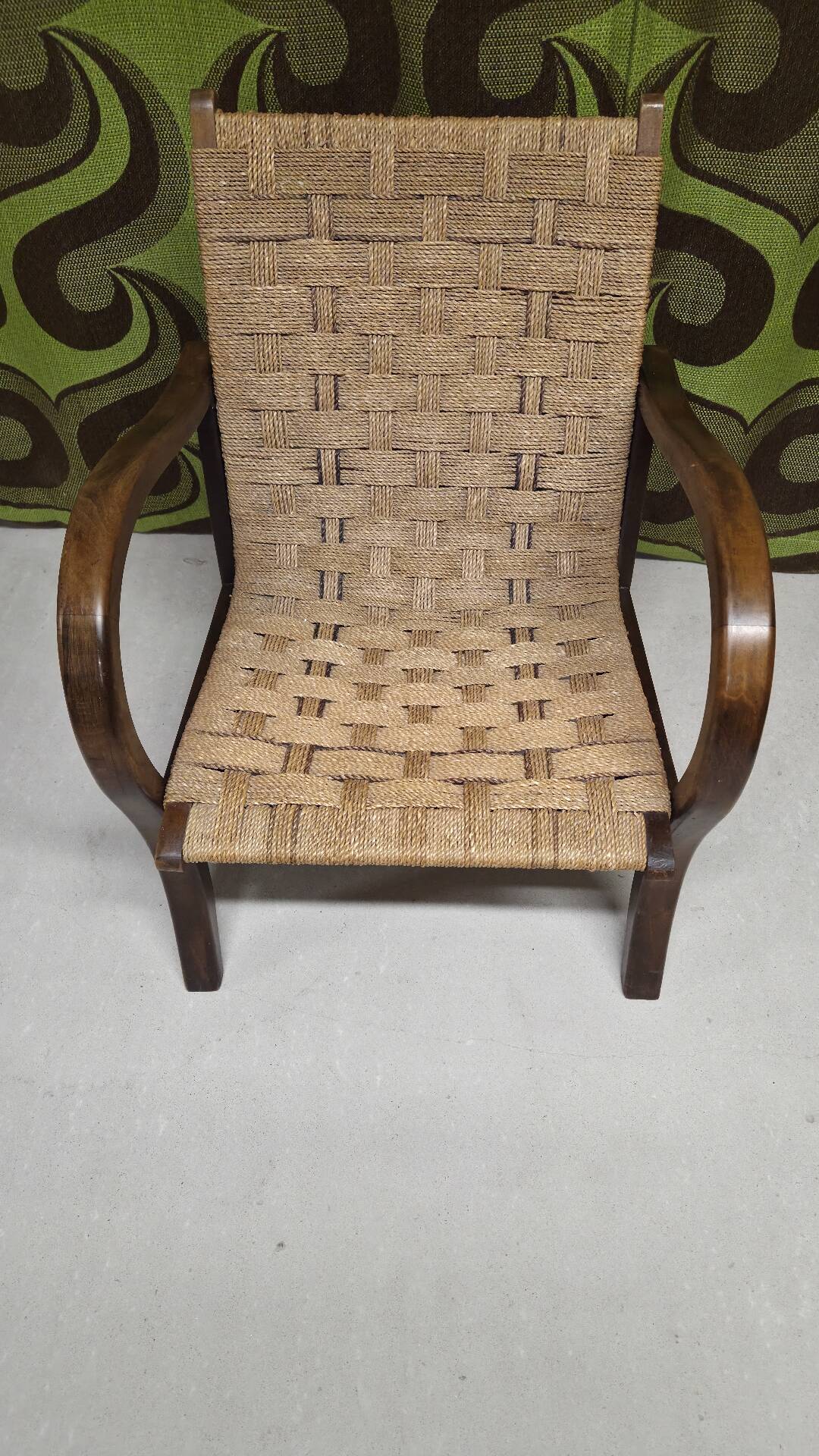 Erich Dieckmann Bauhaus Armchair cordage 1930