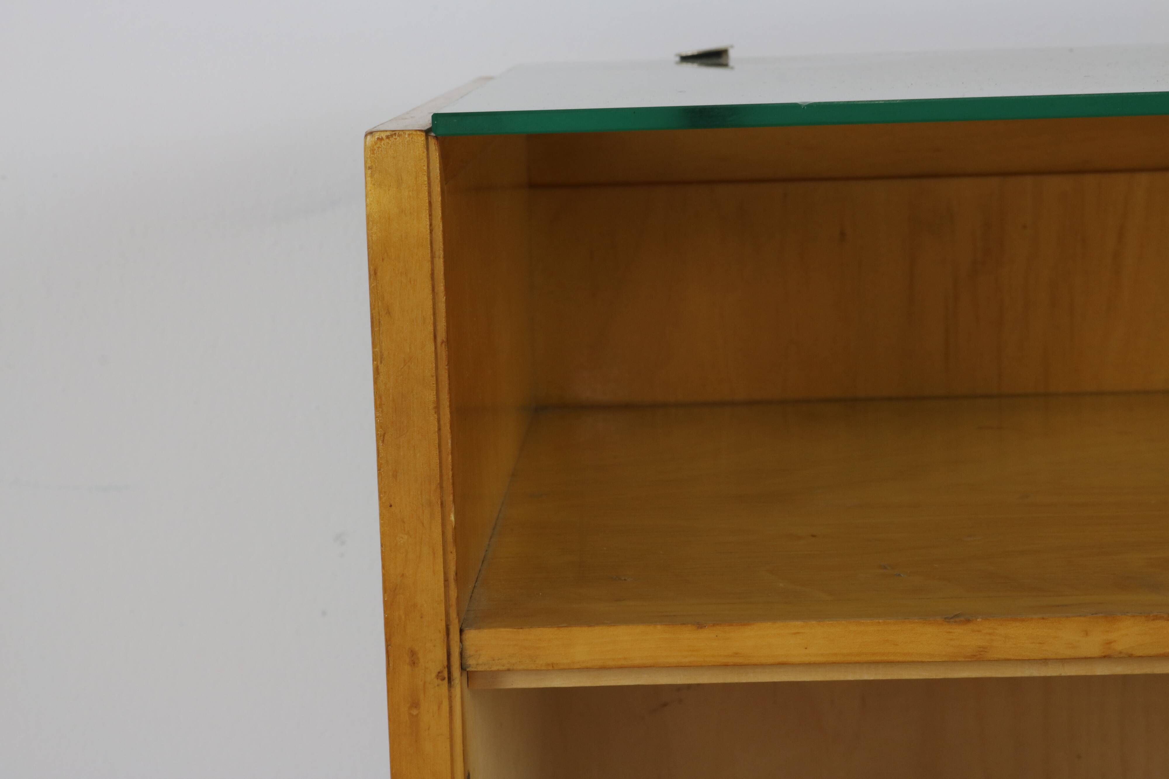 UMS Pastoe small birchwood nightstand by Cees Braakman for Pastoe