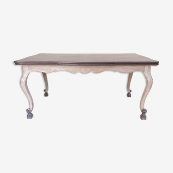 Table style  louis xv patinée