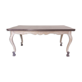 Table style louis xv patinated