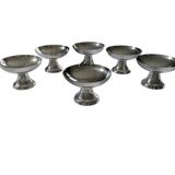 Guy Degrenne stainless steel ice cream bowls 18/10