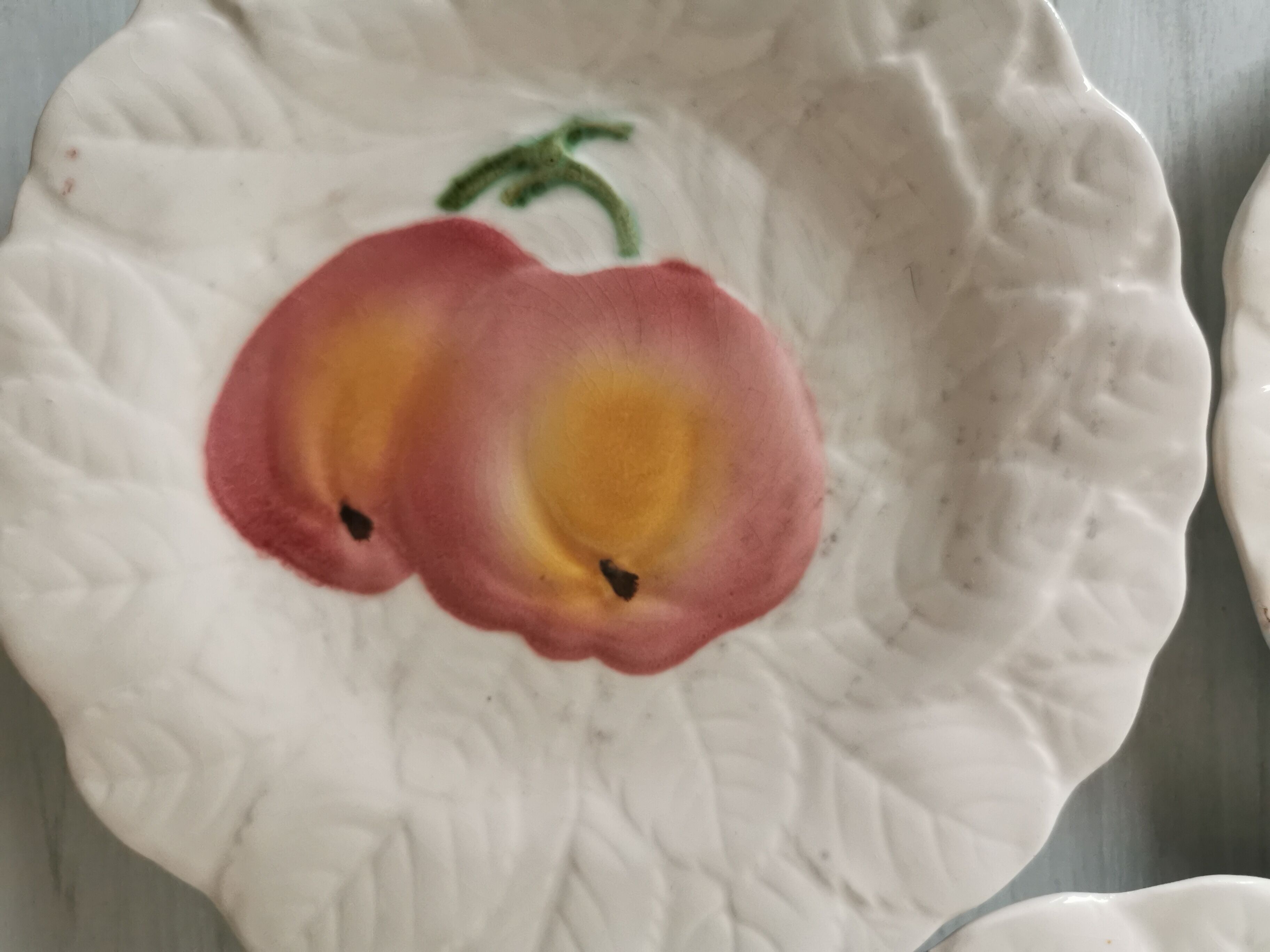 Sarreguemines Cavaillon fruit plates