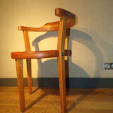 Deco wooden armchair