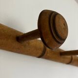 Large wooden coat rack