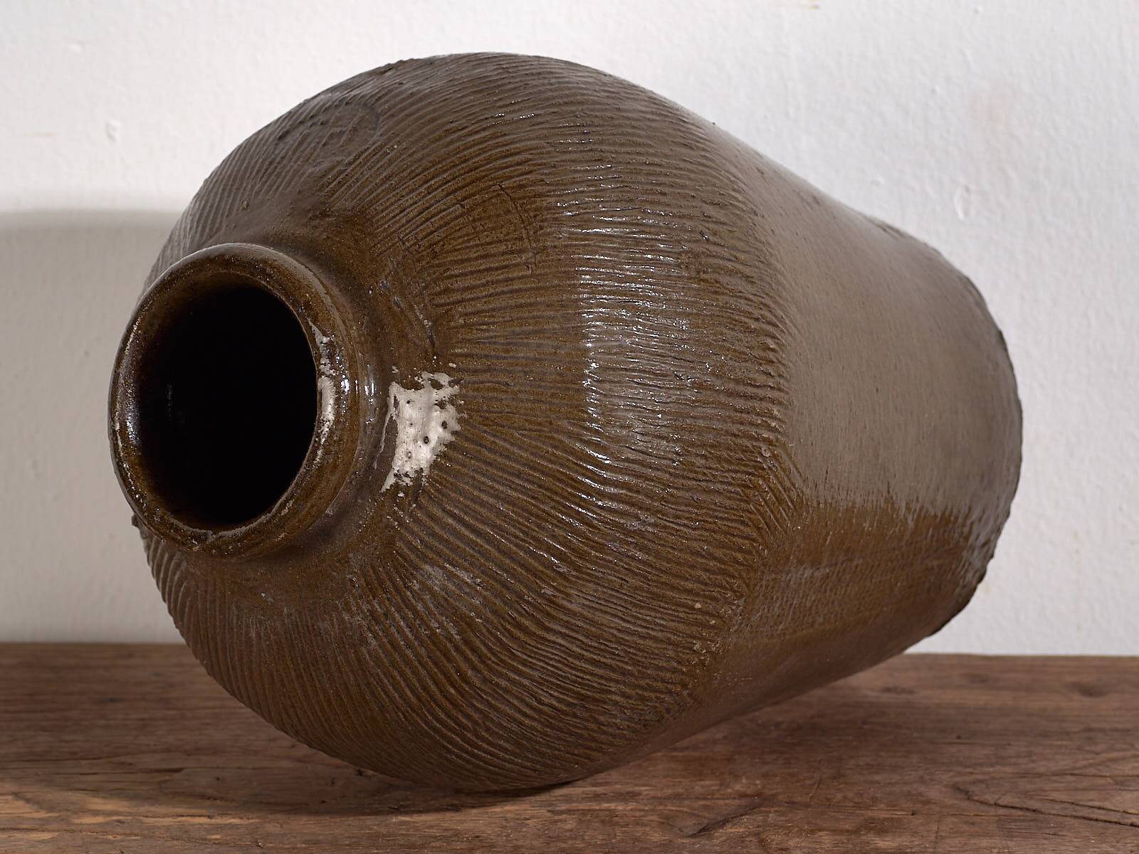 Antique Chinese glazed ceramic vase (c.1900)