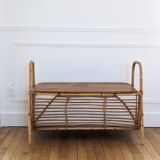 Rattan bench / chest