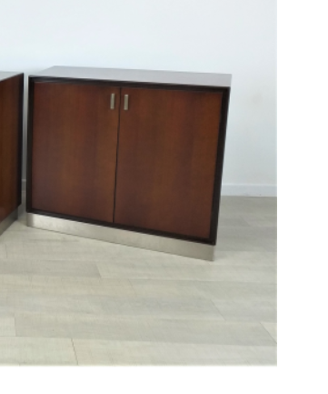 Commode buffet office storage rosewood Gianni Moscatelli vintage 70s