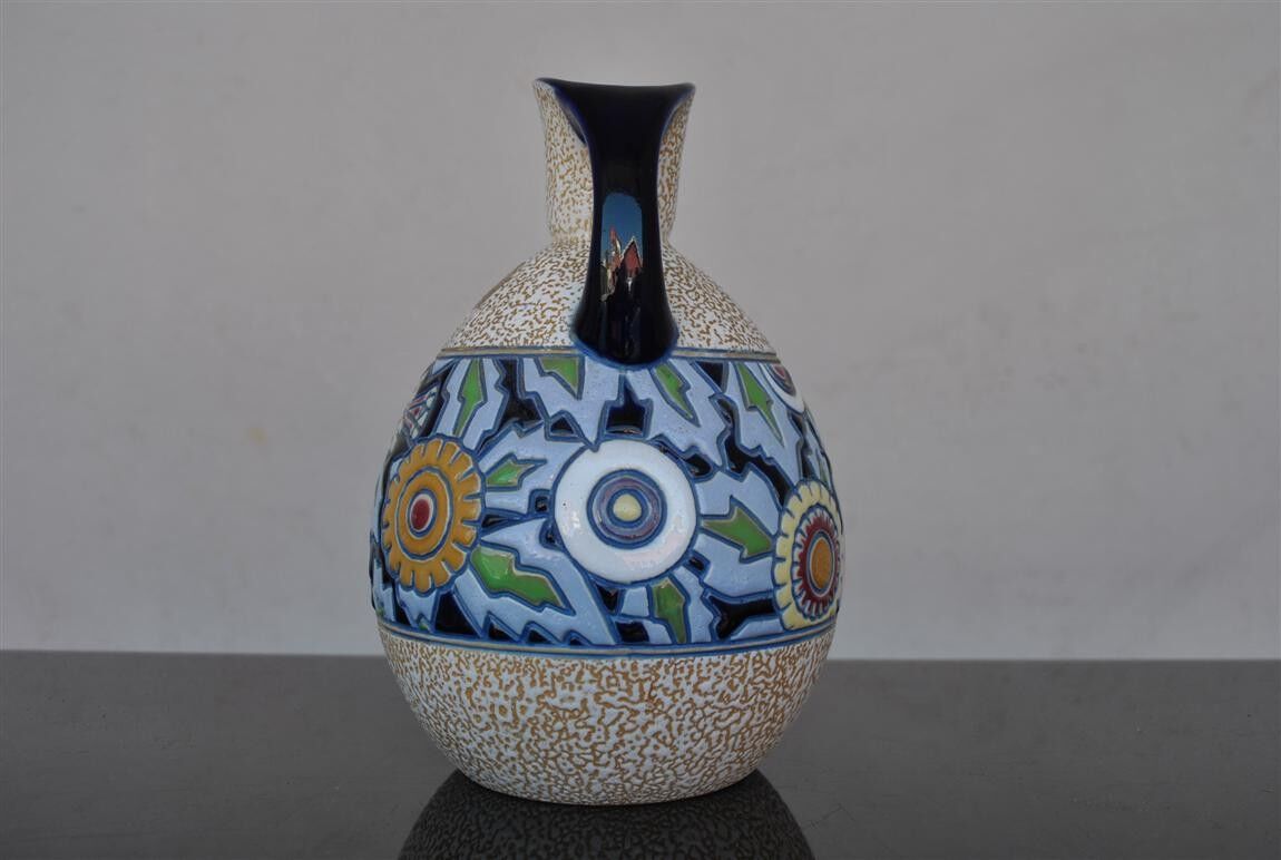 Vase art deco Amphora ceramic pitcher