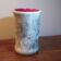 Francis Triay vase Earthenware signed incised decoration prehistoric fresco Ceramic 1950