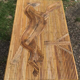 Rattan coffee table