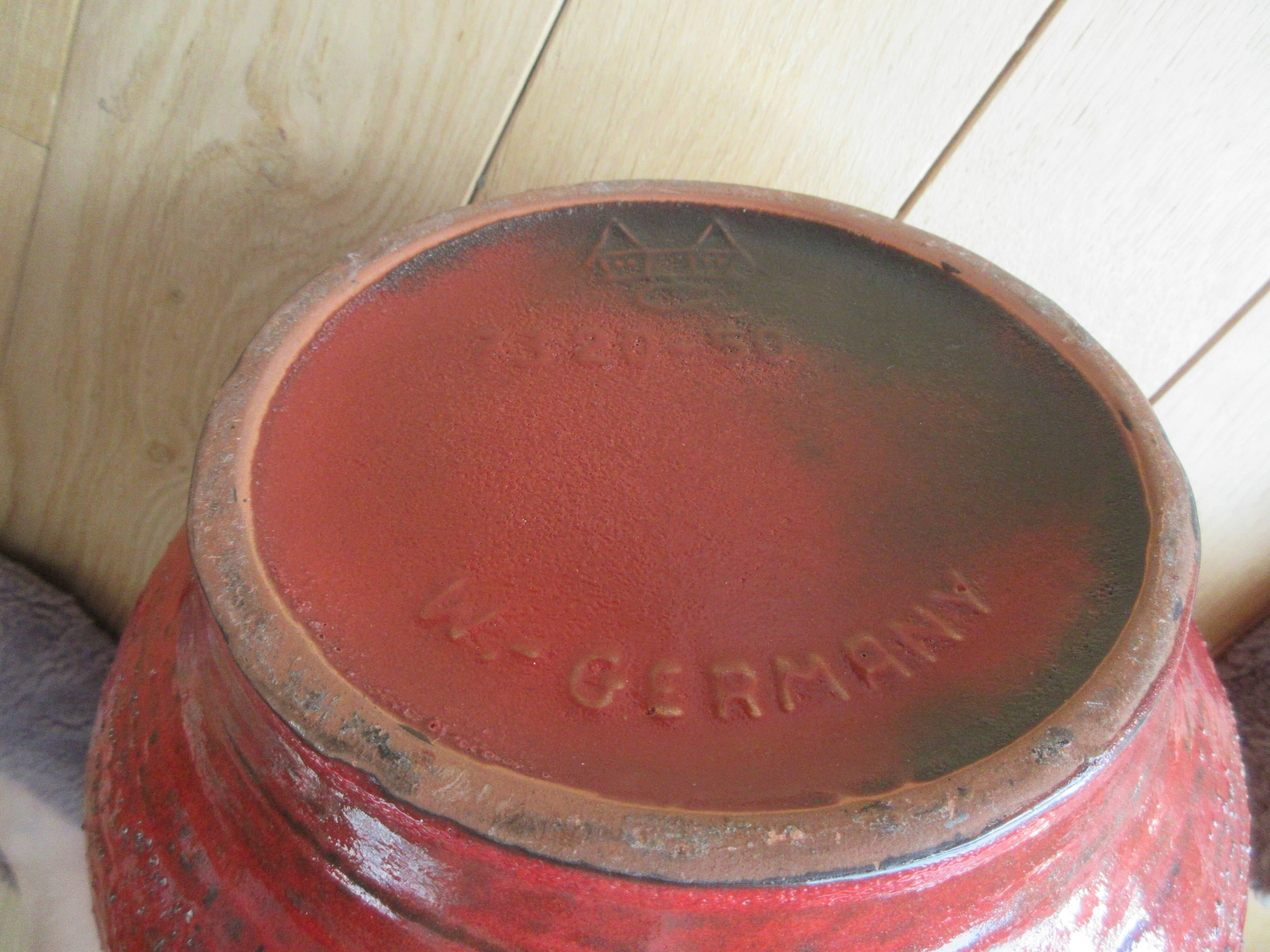 Red vase 50cm Carstens Tunnieshof