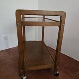 Desserte / Chariot de bar en bois du milieu du siècle style danois