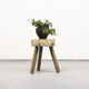 Old Antique Wabi Sabi Primitive pine stool