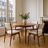 Set of four teak chairs, Danish design, 1970s, production: Denmark