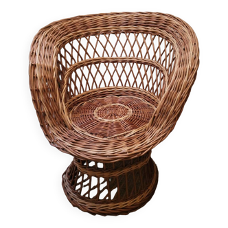 Rattan armchair