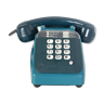 Téléphone vintage bleu