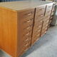 Meuble a tiroirs vintage ecole