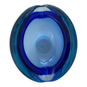 Cendrier Murano bleu