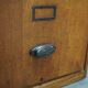 German oak drawer bank filing cabinet circa 1950