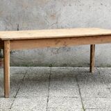 Antique solid oak farm table 180 cm long