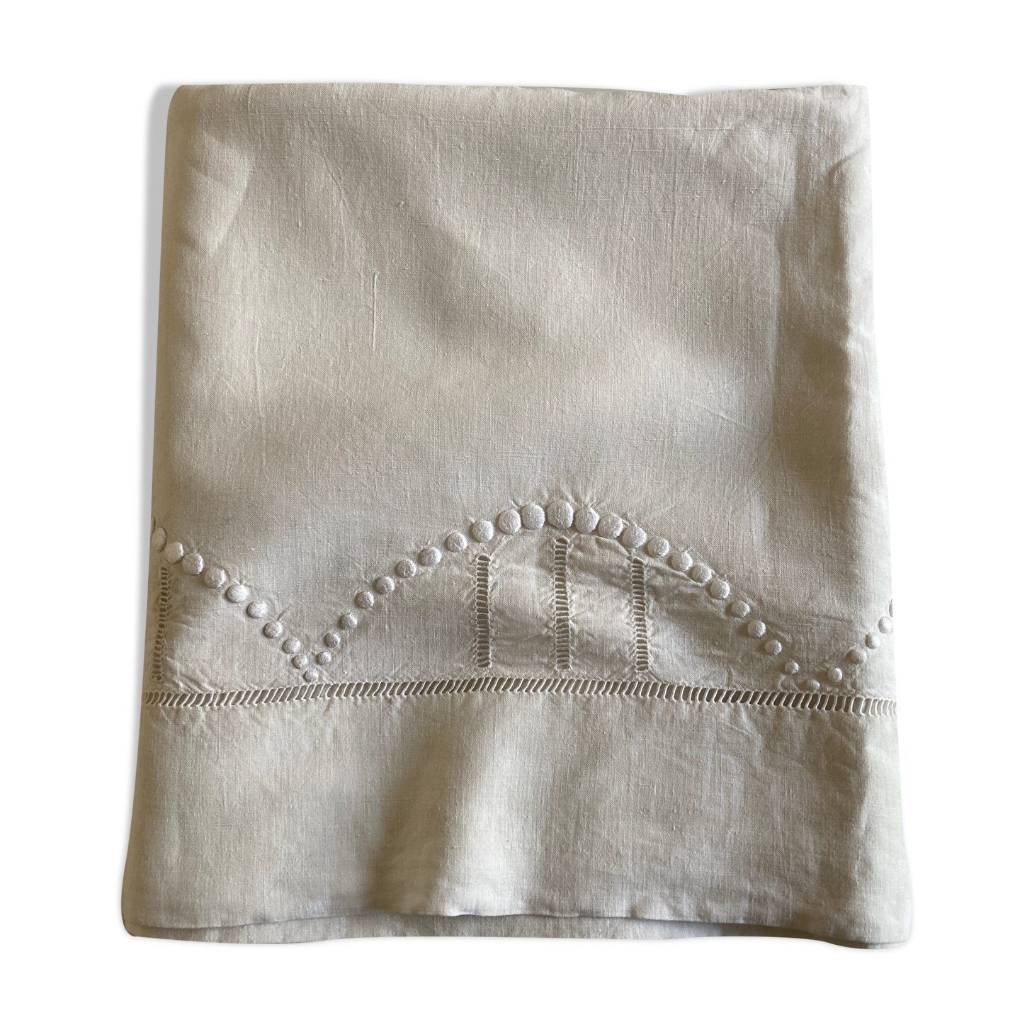 Cloth sheet linen linen reserve days and peas without monogram