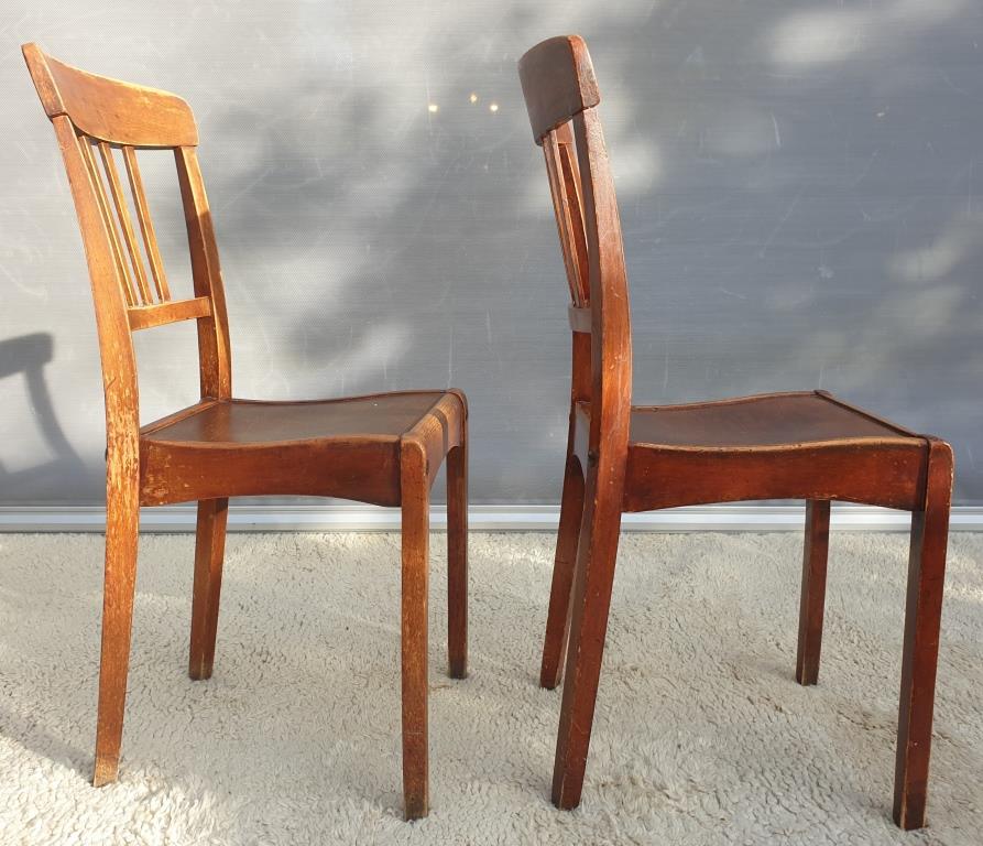 Pair bistrot chairs Stella 1934