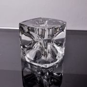 Ice cube candlesticks by Peill & Putzler, Germany, 1970