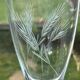Champagne flutes in cut crystal